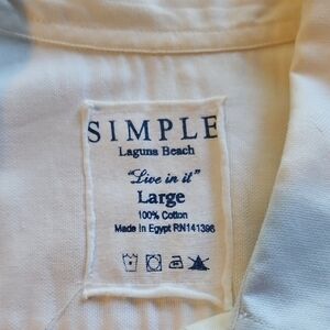 Simple Ivory Cotton Shirt